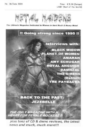 Interview with Amy Schugar #36 Issue aaaa